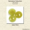 Jade, Olive - Cabochons