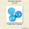 Howlite Dyed Turquoise - Cabochons
