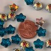 Star Flower Beads, 10mm