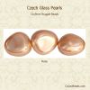 11x9mm Czech Glass Nugget Pearls