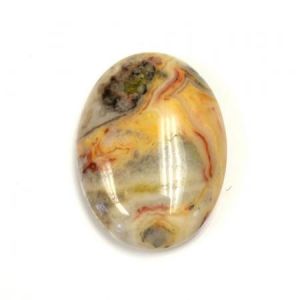 Cabochon, 30x22mm Oval:Mexican Crazy Lace