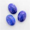 Cabochon, 18x13mm Oval:Howlite Dyed Lapis