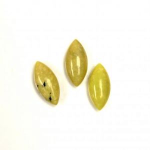 Cabochon, 15x7mm Navette:Yellow Turquoise