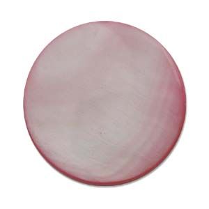 Mother of Pearl:20mm Coin Beads, Pink [16"]