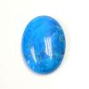 Cabochon, 30x22mm Oval:Howlite Dyed Turquoise