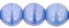 Druk Beads, 8mm:Blue Opaque Luster [25]