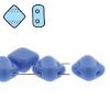Silky Beads 6mm 2-Hole:Blue, Opaque [40]