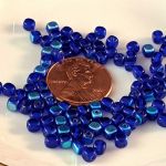 Cube Beads:4mm Cobalt, AB [100]