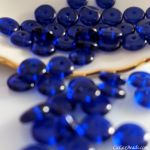 Rondell Bead 6mm Cobalt Blue [50]