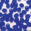 SuperDuo Beads, 2.5x5mm Sapphire Matte [10g]