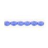 Czech Glass 5x3mm Pinched Oval Beads:Sapphire [50]