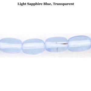 Rice Beads, 6x4mm:Light Sapphire