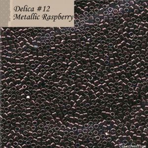 Delica 11/0:0012 Raspberry, Metallic [5g]