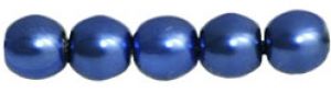 Pearl Beads 4mm:Royal Blue [100]