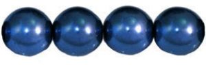 Pearl Beads 8mm:Royal Blue [25]
