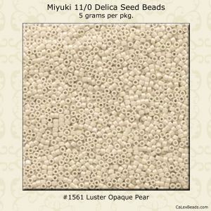 Delica 11/0:1561 Pear, Luster Opaque [5g]