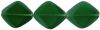 24x20mm Table Cut Chunky Diamond Beads:Emerald [ea]
