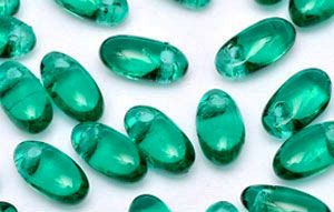 Rizo Beads, 2.5x6mm:Emerald [10g]