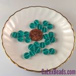 Dime Beads:8x3mm Teal [25]