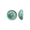 Czech Glass 4x8mm Piggy Beads:Opaque Turquoise Green Hematite [50]