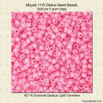 Delica 11/0:2116 Light Carnation, Duracoat Opaque [5g]