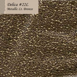 Delica 11/0:0022L Light Bronze, Metallic [5g]