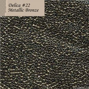 Delica 11/0:0022 Bronze, Metallic [5g]