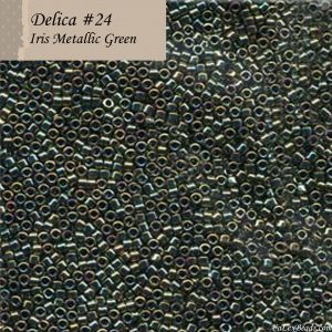 Delica 11/0:0024 Green, Iris [5g]