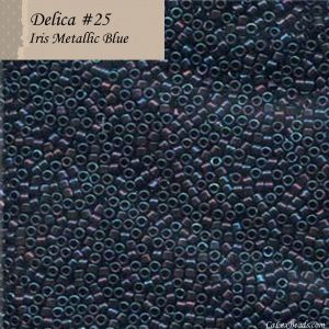Delica 11/0:0025 Blue, Iris Metallic [5g]