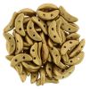 Crescent Beads 3x10mm 2-Hole:Gold Saturated Metallic [10g]