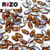 Rizo Beads, 2.5x6mm:Smoky Topaz AB [10g]