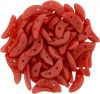 Crescent Beads 3x10mm 2-Hole:Aurora Red, Opaque [10g]