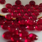 Rondell Bead 6mm Ruby [50]