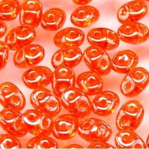 SuperDuo Beads, 2.5x5mm Hyacinth Luster [10g]