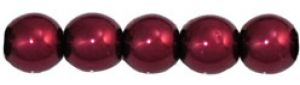 Pearl Beads 4mm:Burgundy [100]