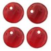 Czech Glass 6mm Lentil Beads:Siam Ruby [50]