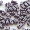 Rulla Bead:3x5mm Violet, White Luster Opaque [10g]