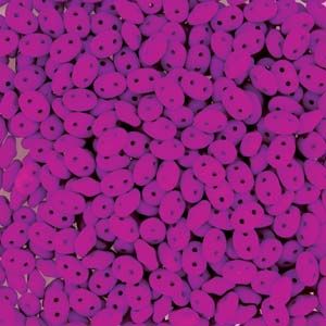 SuperDuo Beads, 2.5x5mm Violet Neon [10g]
