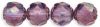 Fire Polished 6mm Renaissance Beads:Luster Amethyst [25]