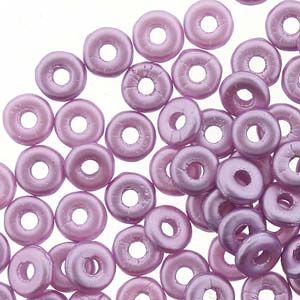 O Beads 3.8x1mm:Lilac, Pastel [8g]
