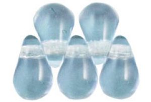 Czech Glass 6x4mm Teardrop Beads:Alexandrite [100]
