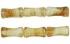 CLOSE OUT:15x8mm Brown/White Bamboo Beads [13]