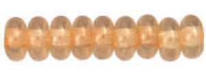 Czech Glass 4mm Rondell Beads:Luster Champagne [100]