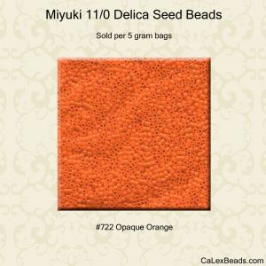 Delica 11/0:0722 Orange, Opaque [5g]