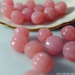 Melon Beads, 8mm:Pink, Opal [25]