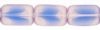 8x12mm Table Cut Rectangle Beads:Pink/Blue [ea]