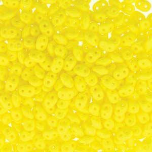 SuperDuo Beads, 2.5x5mm Limon Opaque [10g]