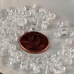 Cube Beads:4mm Crystal [100]