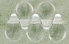 Czech Glass 6x4mm Teardrop Beads:Crystal [100]