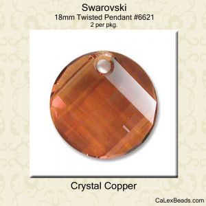 Swarovski 6621:18mm Crystal Copper [2]